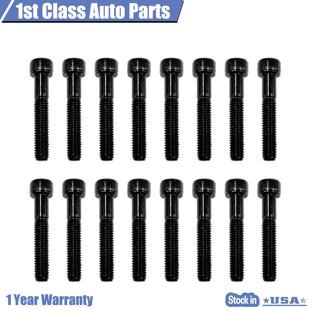 Set of 16 Rocker Arm Bolts for LS1 LS2 LS6 LQ4 LQ9 LY5 LY6 (2000–2009)
