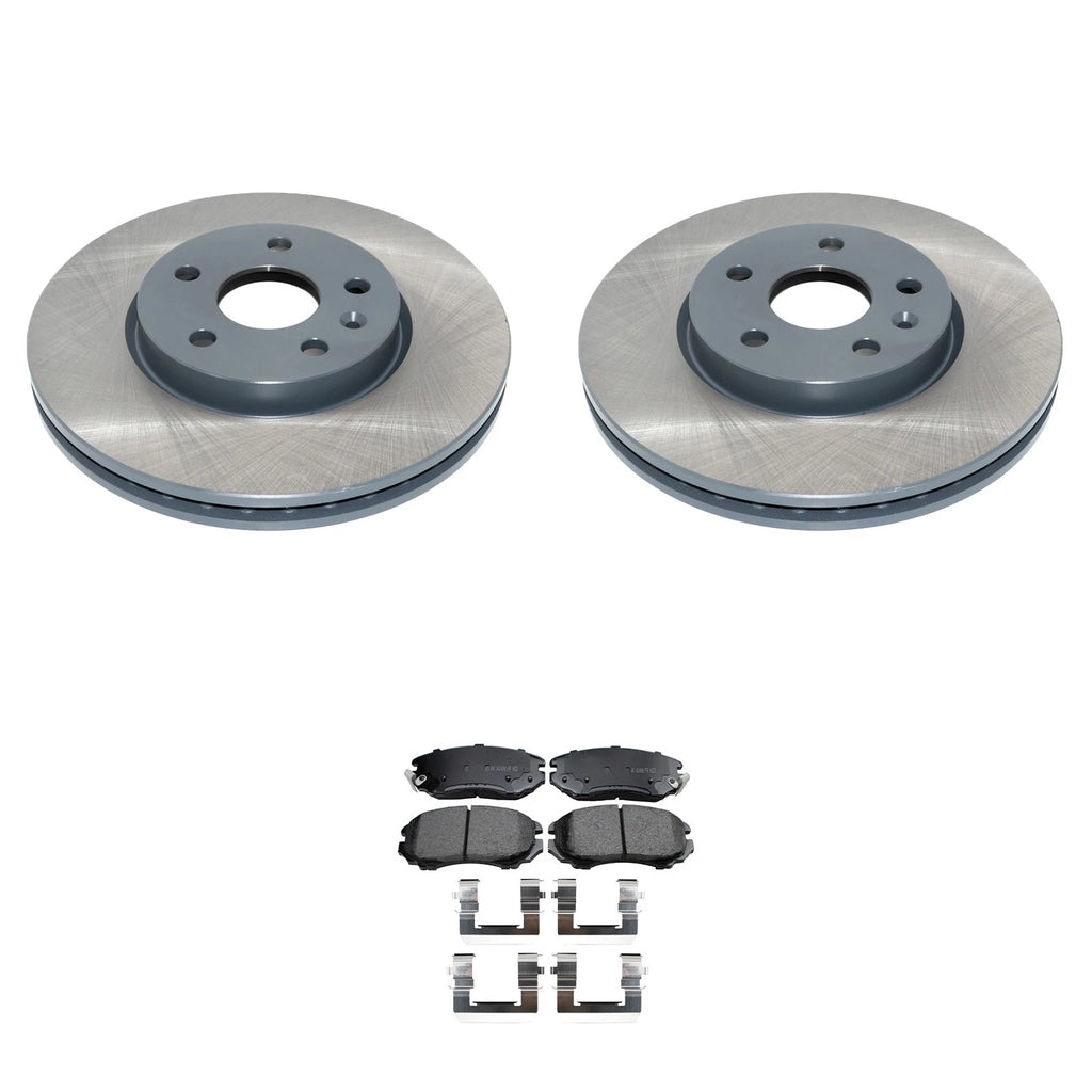 Front Rotors & Akebono ProACT Ceramic Brake Pads Kit for Buick Regal (2000–2005)