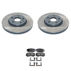 Front Rotors & Akebono ProACT Ceramic Brake Pads Kit for Buick Regal (2000–2005)