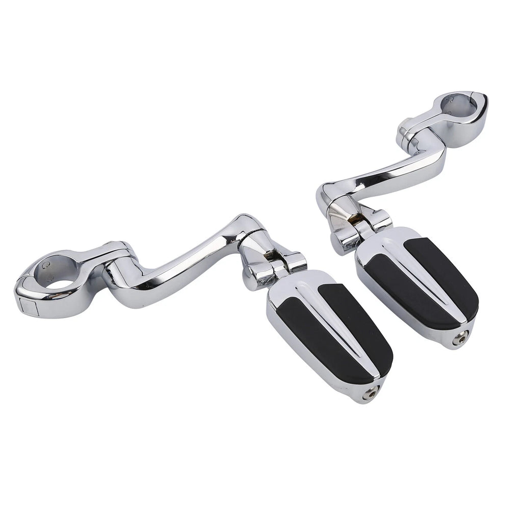 1 1/4" Highway Bar Footpegs for Harley Touring Street Road Glide