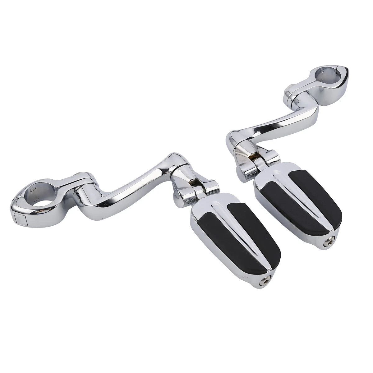 1 1/4" Highway Bar Footpegs for Harley Touring Street Road Glide