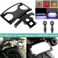 Mini LED Rear Turn Signal Lamp & License Plate Holder Frame for Sportster (21-23)