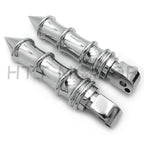 Spike Bamboo Footpeg for Harley Softail Fat Boy FLFB, Fat Bob FXFB (2018–2023)