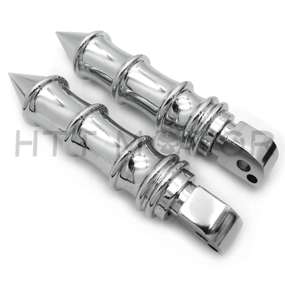 Spike Bamboo Footpeg for Harley Softail Fat Boy FLFB, Fat Bob FXFB (2018–2023)