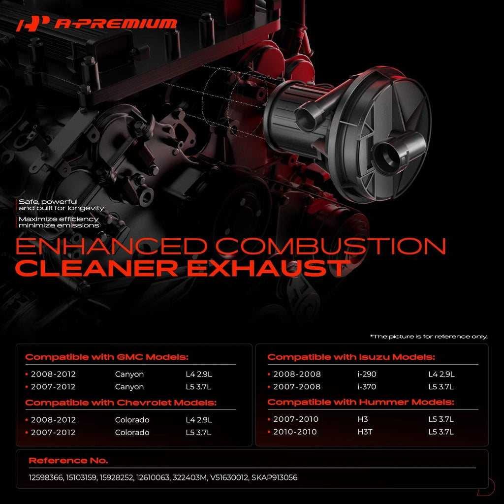 Secondary Air Injection Pump for Chevrolet Colorado GMC Canyon (2004–2012)