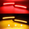 4 x LED Bumper Side Marker Lights Smoked for Chevy Camaro (2016-2021)