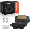 Set of 4 Rear Side Ceramic Brake Pads for Nissan Kicks (2021)