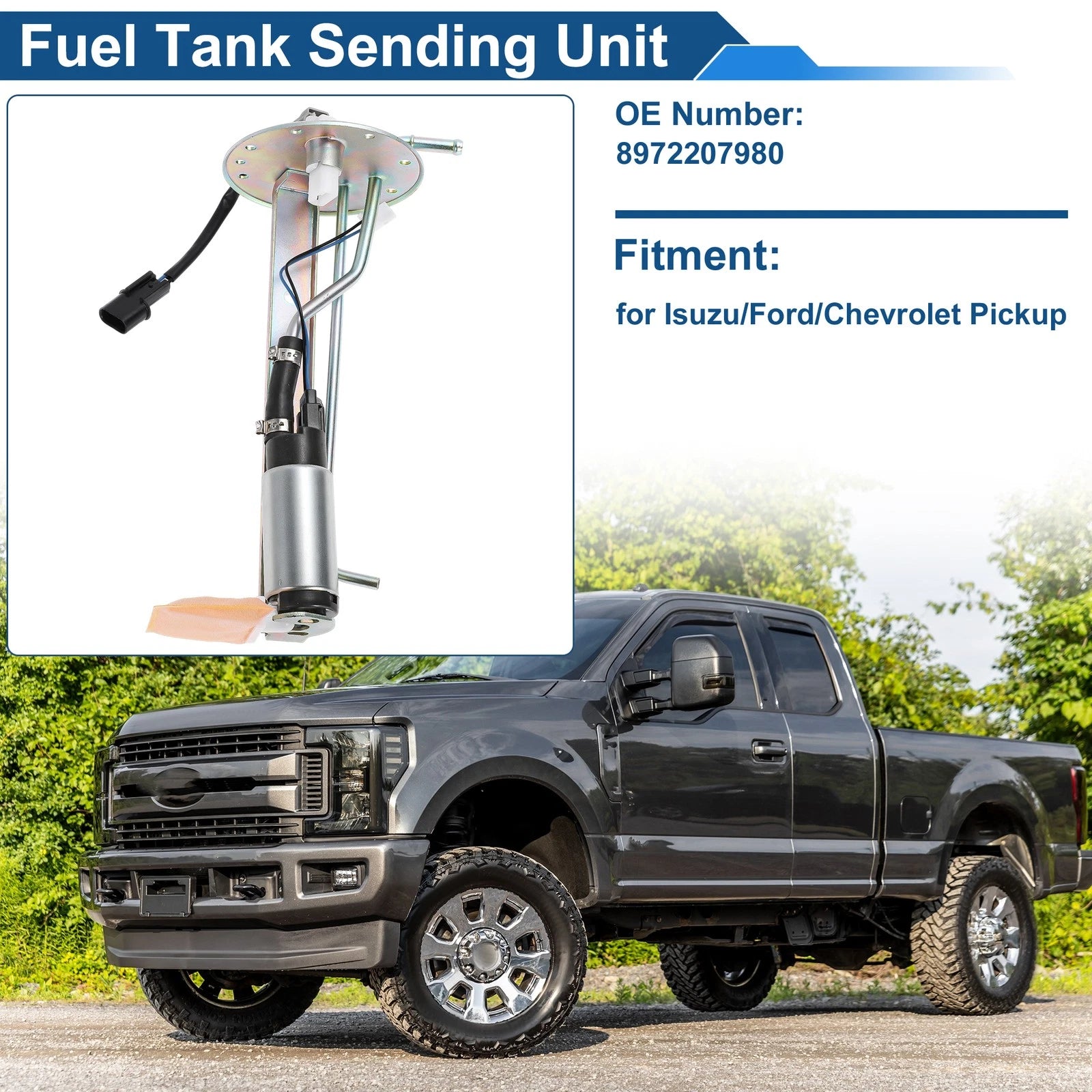 Fuel Level Sending Unit Module for Isuzu Chevrolet Pickup (No. 8972207980)