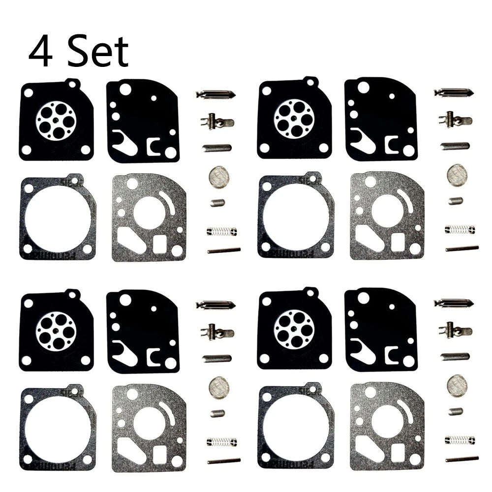 Set of 4 Carburetor Rebuild Kits for ECHO SRM 2100 GT2150 (RB-64 C1U-K47)