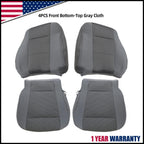 Gray Seat Cover for Ford F250 F350 F450 F550 XL WT (2017–2022)