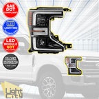LED Right Headlight RH for Ford SD F250/350/450/550/600 (2020–2022)