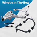 6pc Front Upper Lower Control Arm Sway Bar for Ford F-150 (2005–2008) ES3691 4WD