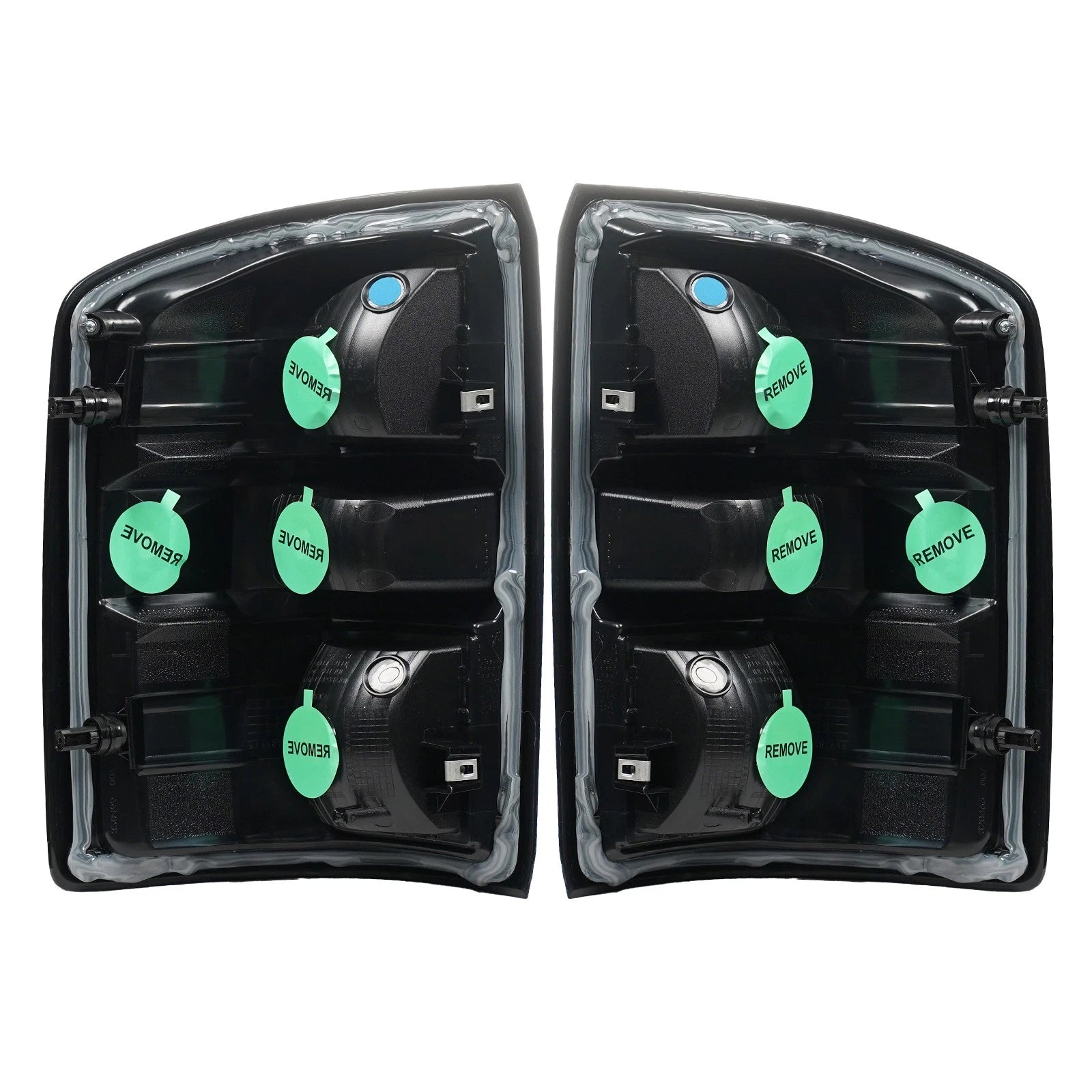 Halogen Upgrade Tail Light Set for GMC Sierra 1500 (2014–2018) w/o Bulb
