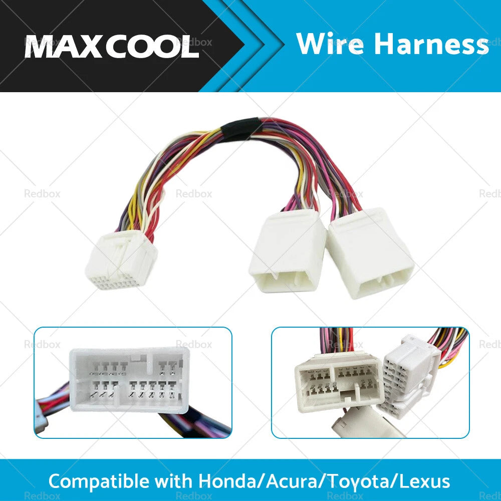 CD Changer & Sat Navigation Y Cable for Honda Acura Toyota