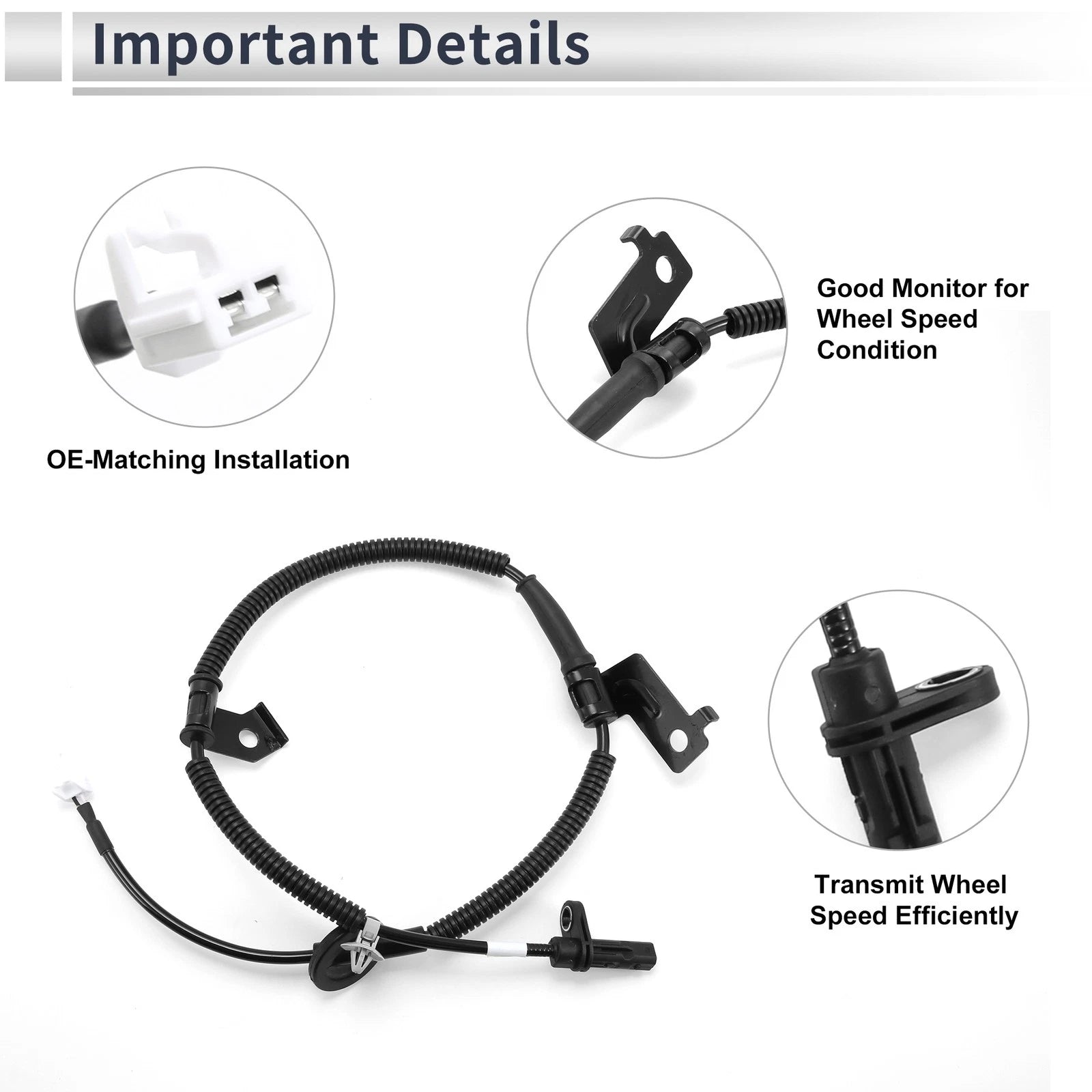 ABS Wheel Speed Sensor No. 599103K000 for Hyundai Azera (2005–2009)