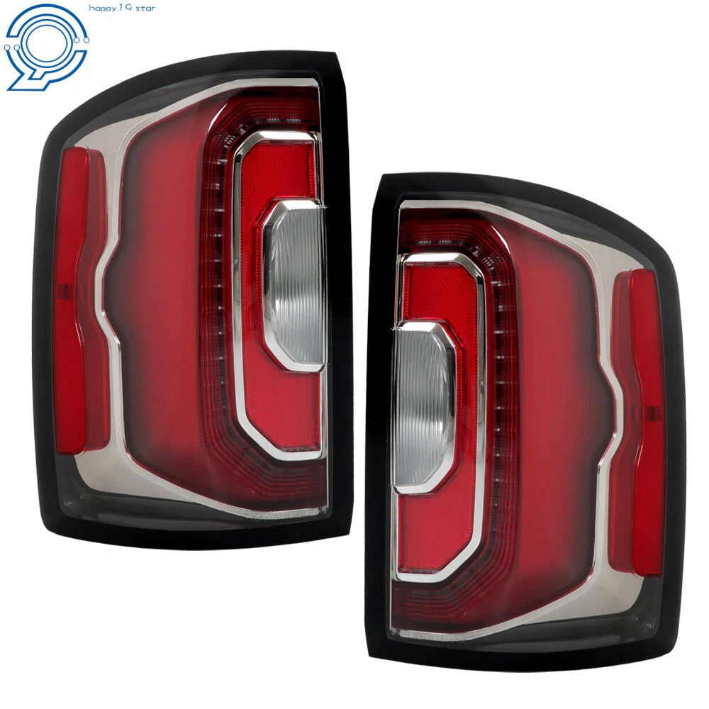 Set of 2 LED Tail Lights for GMC Sierra (2016–2018)