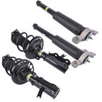 Set of 4 Front Strut Coil Springs + Rear Shock Absorbers for Chevy Malibu (2016–2023)