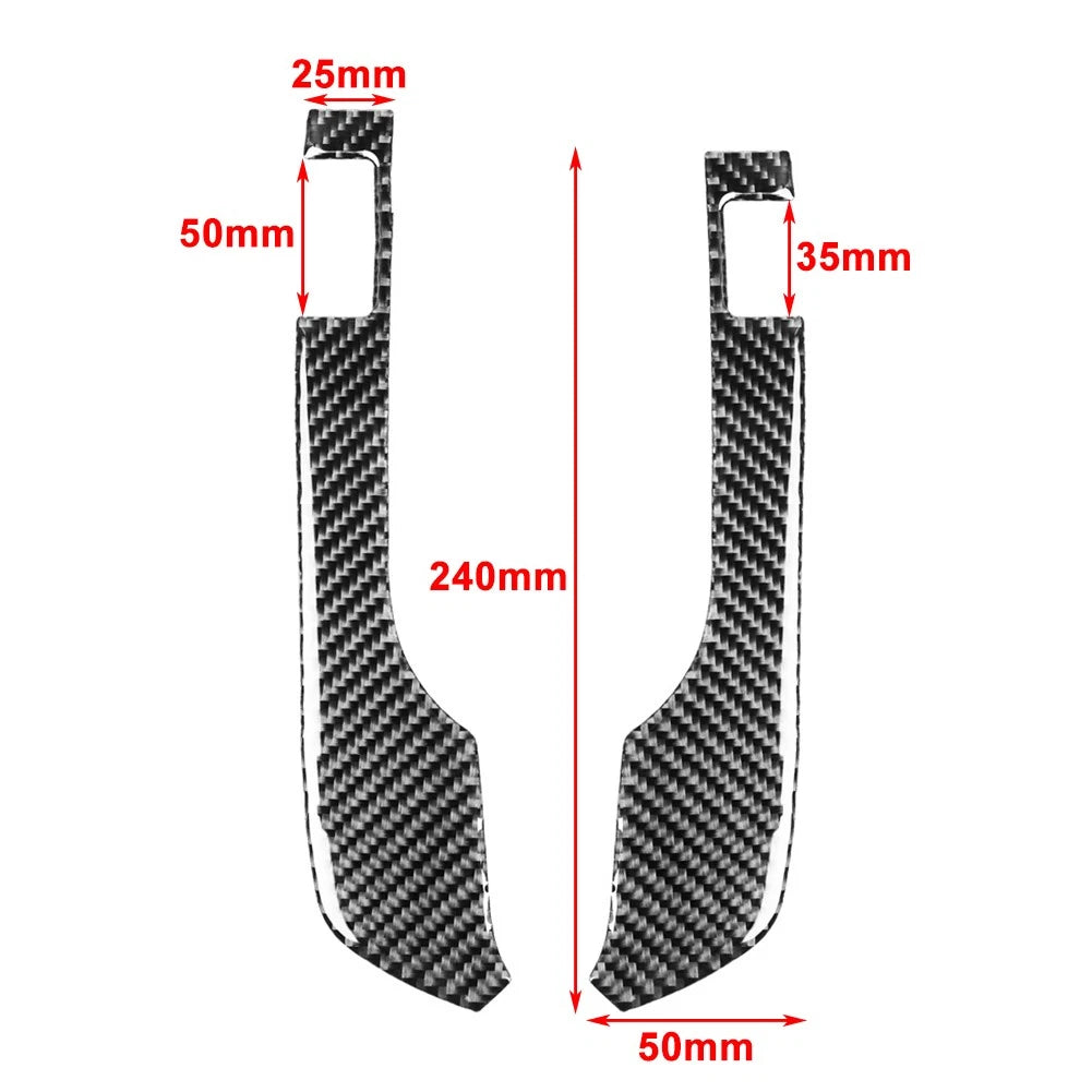 2X Interior Speedometer Side Cover Trim for Nissan GTR R35 (2008–2016) Red