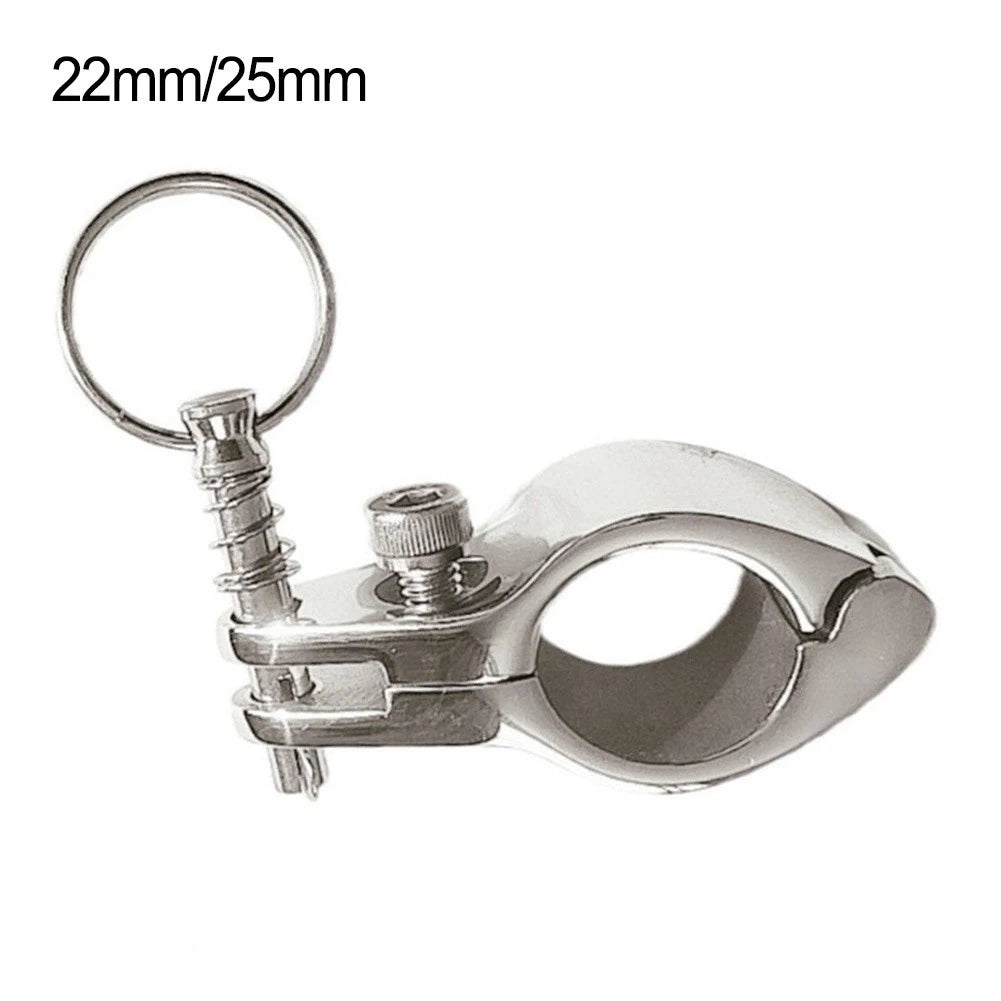 Bimini Top Hinged Clamp for Marine Grade 316 SS (Fits 22mm & 25mm Tubes)