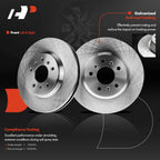 Front Disc Brake Rotors for Chevy Impala (2006-2013) Buick Lucerne (2006-2011)