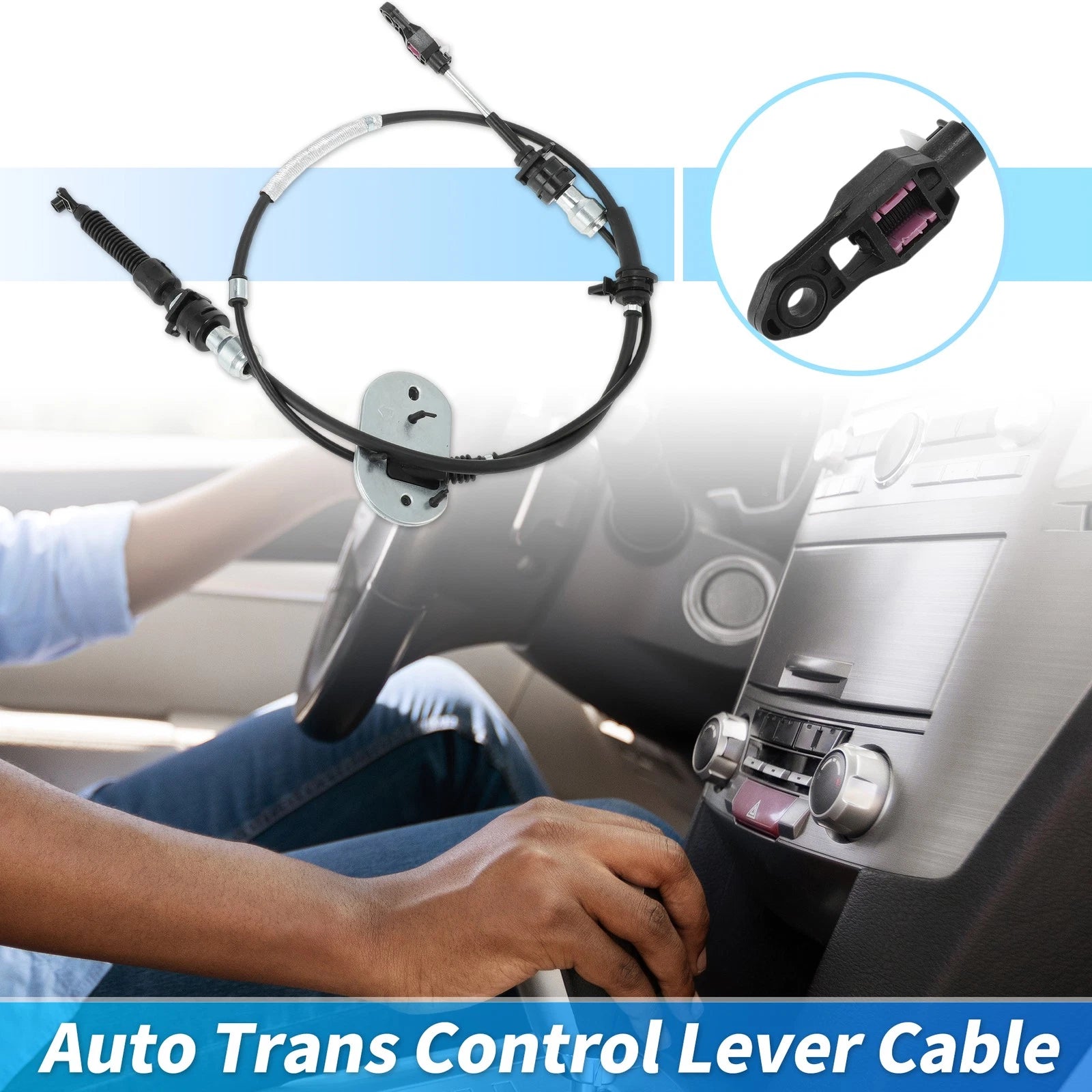 Auto Trans Gear Shifter Cable for Mazda 3 2.0L (2004–2009) No.BN8E-46-500B
