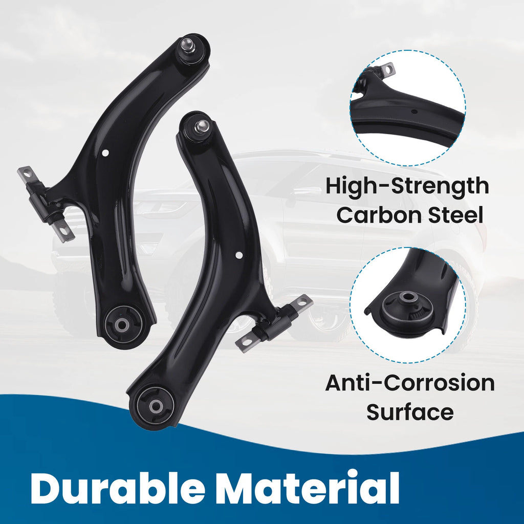 Set of 8 Front Control Arm Ball Joints for Nissan Rogue (2008–2015)