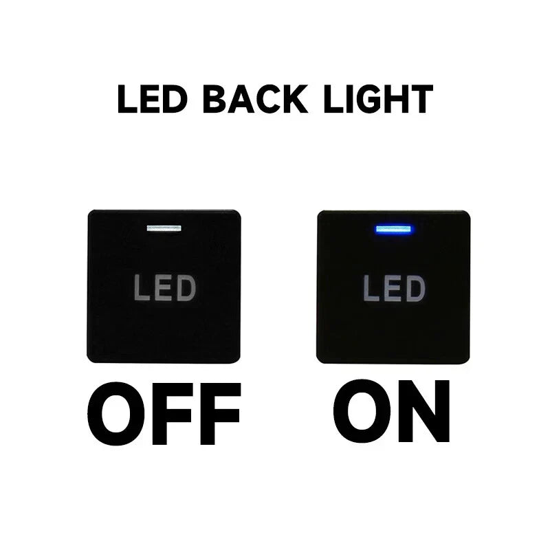 Black Gear Box Console Switch Button for Isuzu D-Max/Mazda BT50 (2020–2023)