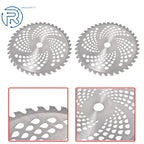 2 Pack 10" Carbide Tip Brush Blades for Cutter, Trimmer, Weed Eater