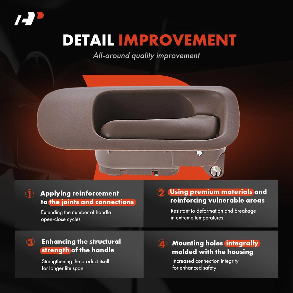 Front Right Plastic Interior Door Handle for Honda CR-V (2002-2004)
