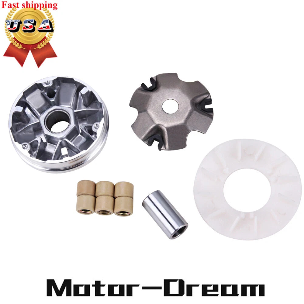 Clutch Variator Roller Fan for GY6 Scooter 50cc 49cc ATV Moped (2000–2023)