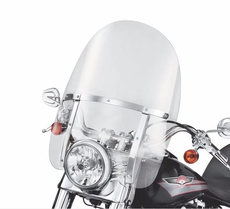 Clear Windshield for Harley Sportster Dyna Glide Softail XL 1200 883 (2004–2023)