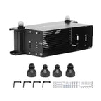 Transmission Oil Cooler Kit for Universal Applications (10 AN, Aluminum, Black)