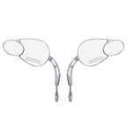 Black/Chrome Rear-View Mirrors for Harley Softail, Touring, Sportster 883-1200
