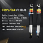 Pair of 84176675 Rear Air Shock Absorbers for Escalade Suburban Tahoe Yukon (2015–2020)