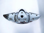 Chrome Bronze Bow Cleat Chock for Bertram 38 (No Screws)