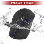 Car Gear Shift Knob Cover for Honda HR-V 2023-2024 Black Blue Faux Leather