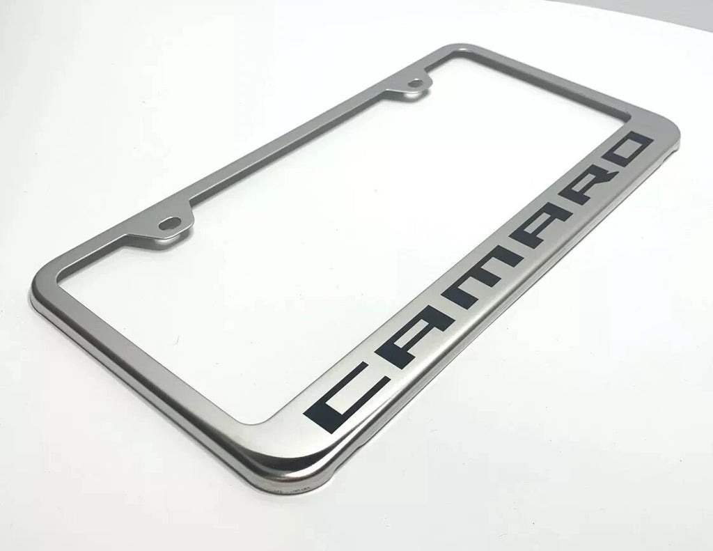 Stainless Steel License Plate Frame for Chevy Camaro (2010–2024)