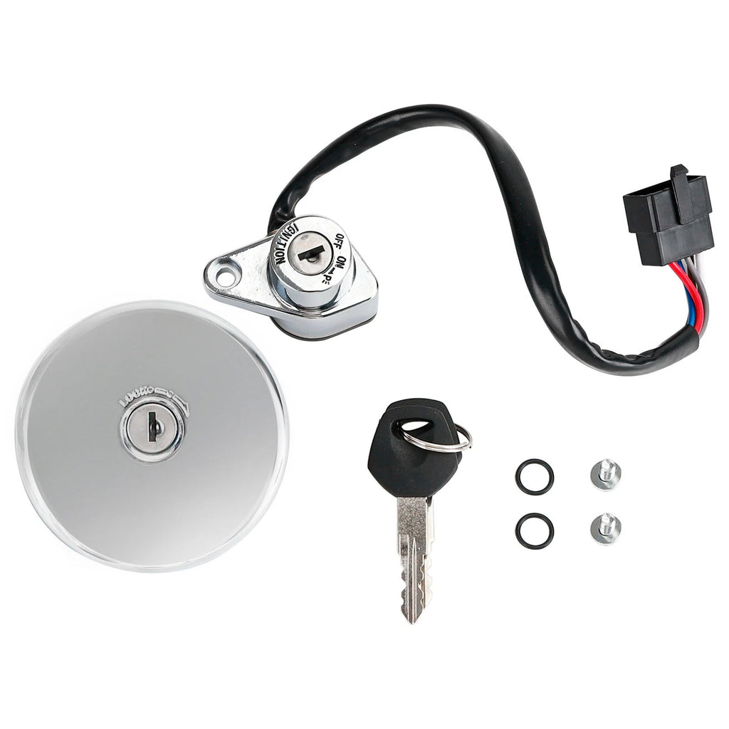 Ignition Switch Fuel Cap for Kawasaki Vulcan VN800 Classic Drifter 2001–2009