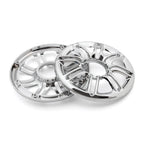 2X Speaker Cover Grill 6" 3D Round for Harley Touring Electra Glide
