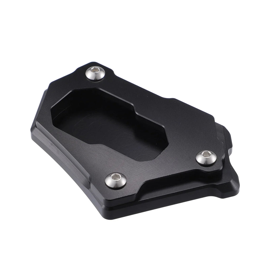 Aluminum Alloy Kickstand Plate Pad for BMW R1250GS 2018-2019 (Black)