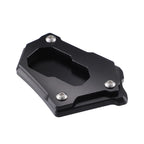 Aluminum Alloy Kickstand Plate Pad for BMW R1250GS 2018-2019 (Black)