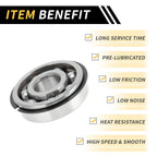 6303NR Deep Groove Ball Bearing for Scooter Skateboard Wheel (P5)