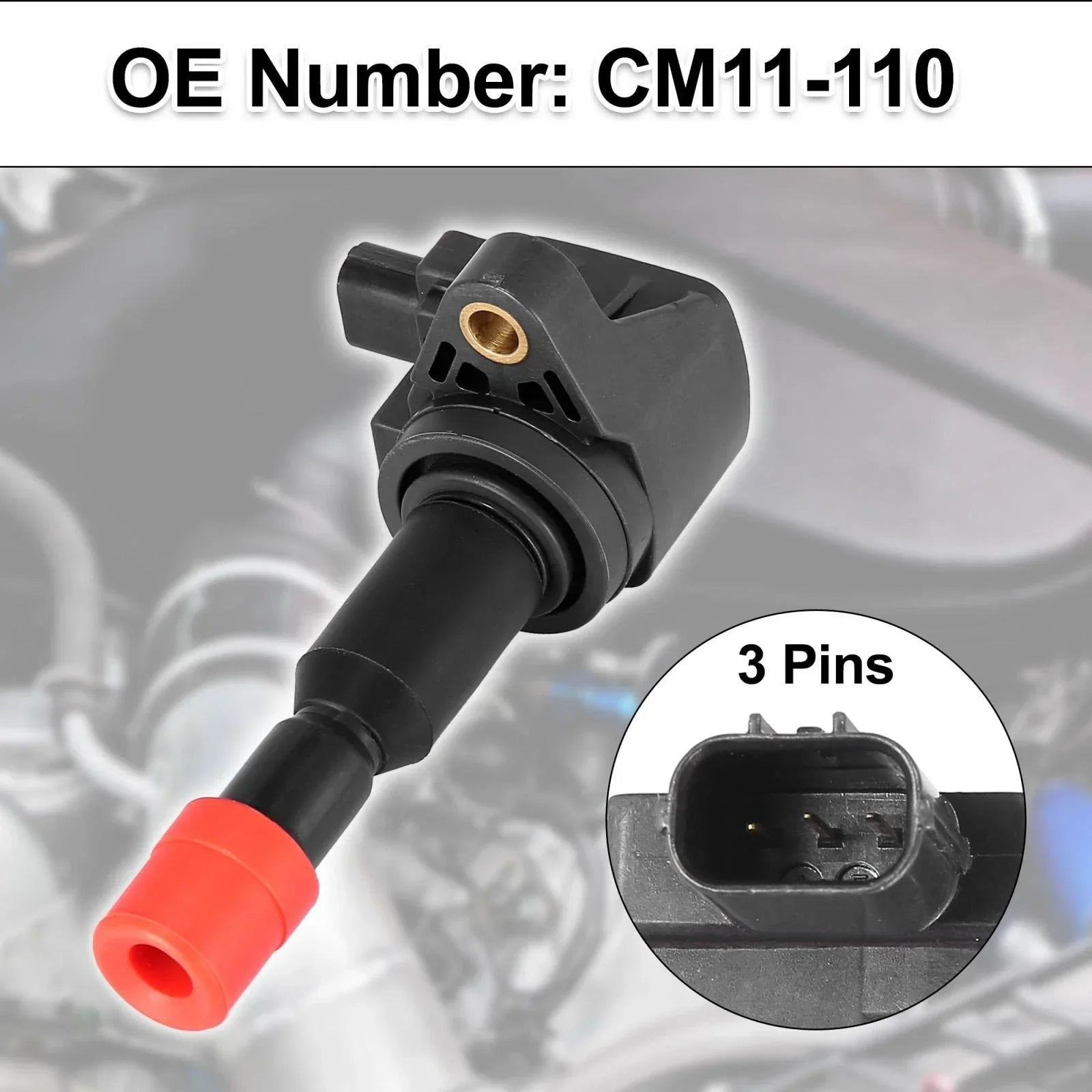 4pcs Ignition Coils for Honda Fit (2007-2008)