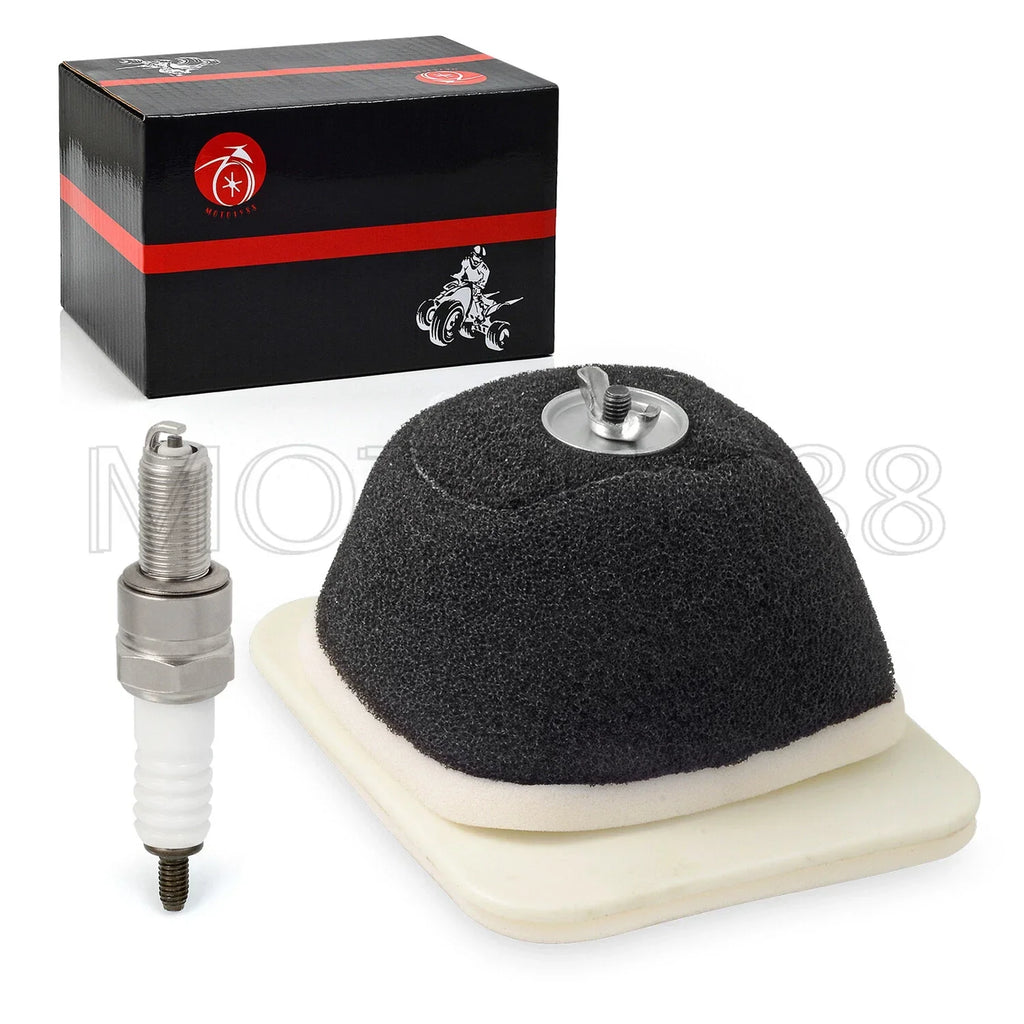 2 x Air Filter Element Assembly & Spark Plug for Yamaha TTR125E (2003–2009)