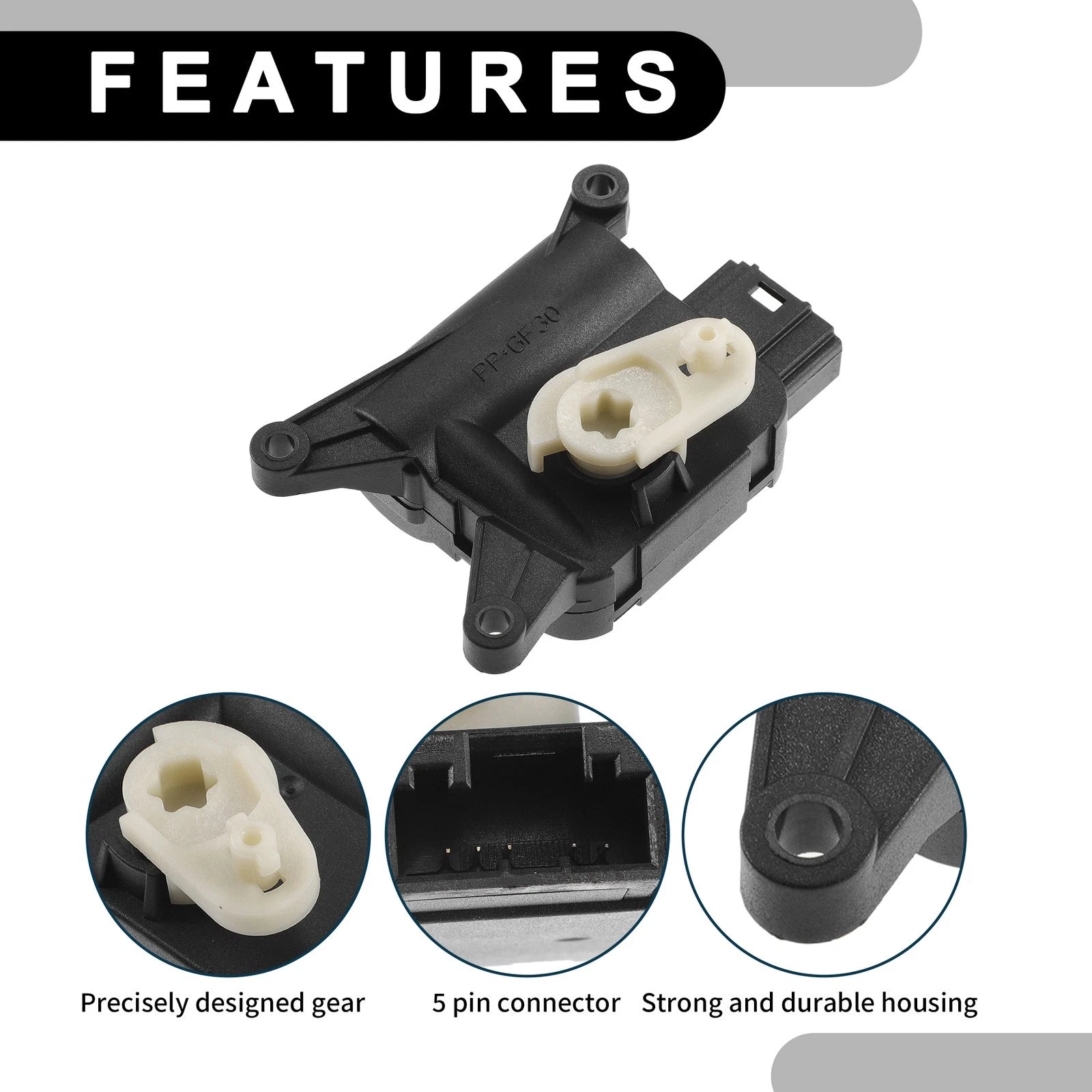 HVAC Heater Blend Door Control Actuator No. 1K0907511Q for Audi Q3 (2014–2018)