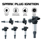 6X Ignition Coil for Chevrolet Buick Cadillac Saturn GMC Saab (3.6L) UF375