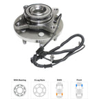 Set of 2 Wheel Hubs for Ford Expedition (2007–2010) Front with Bearing & Sensor