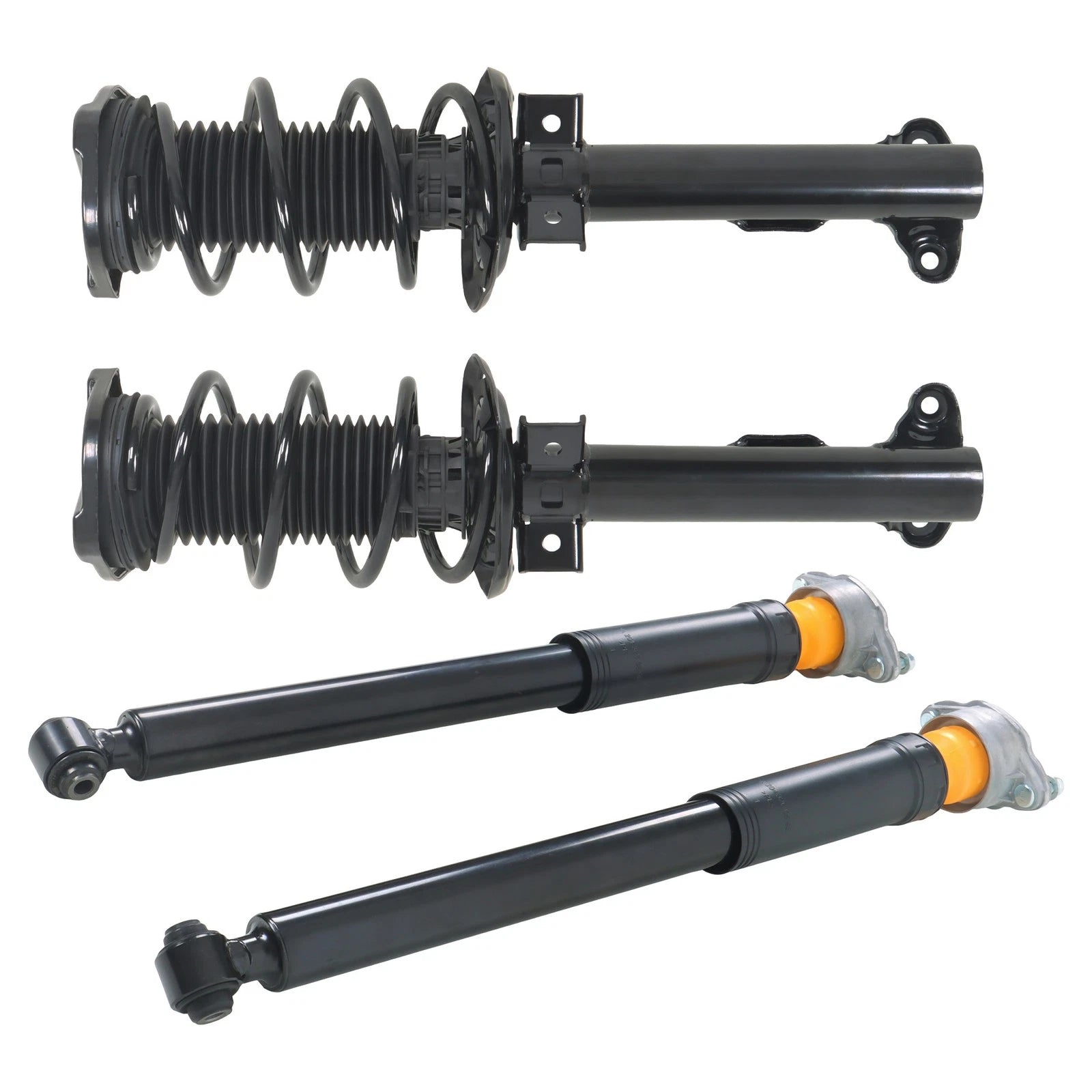 Set of 4 Struts and Shocks for Mercedes E350 RWD (2010-2014)