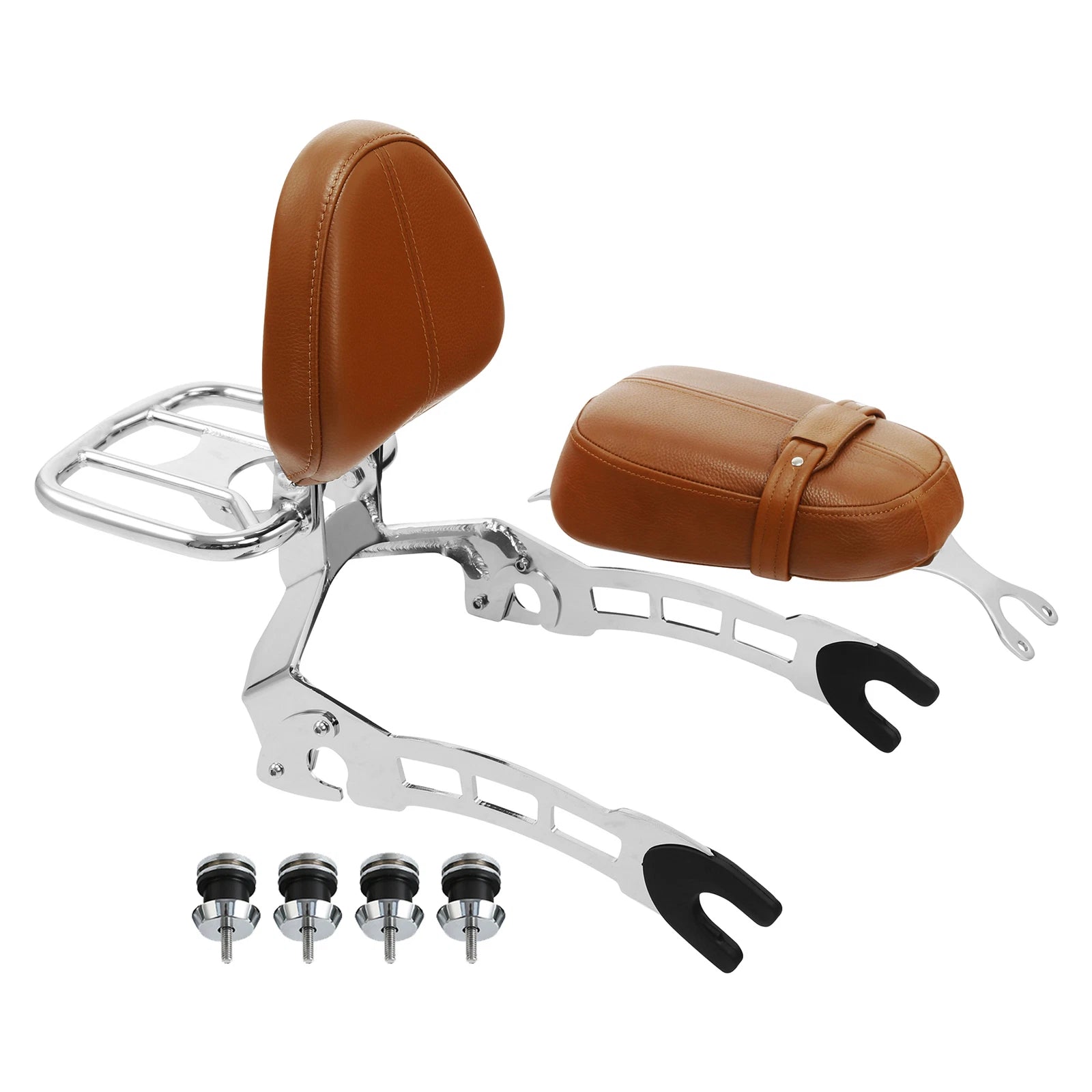 Passenger Sissy Bar Luggage Mount Kit & Seat for Indian Scout (2015–2024)