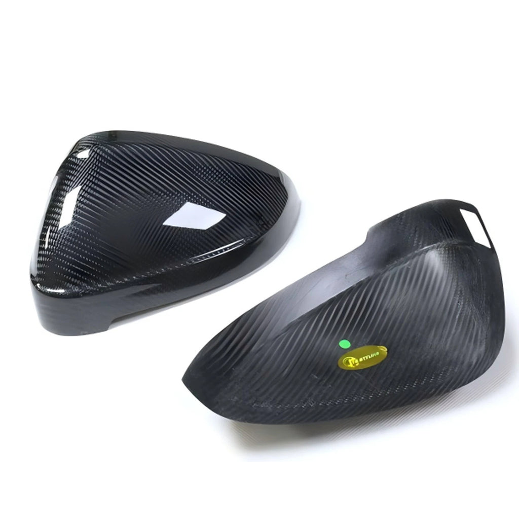 Dry Carbon Fiber Mirror Cover Cap for Audi A4 B9, A5, S5, RS5 (2017–2023)